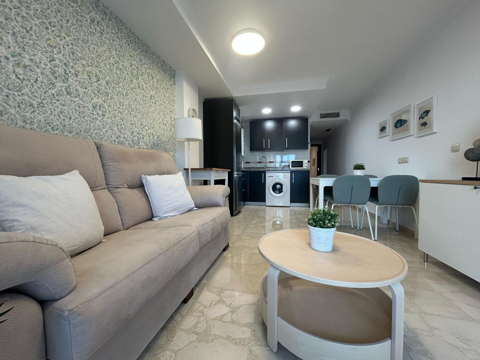 Apartamento primera línea playa. Vistas al mar Caleta De Velez Exterior foto